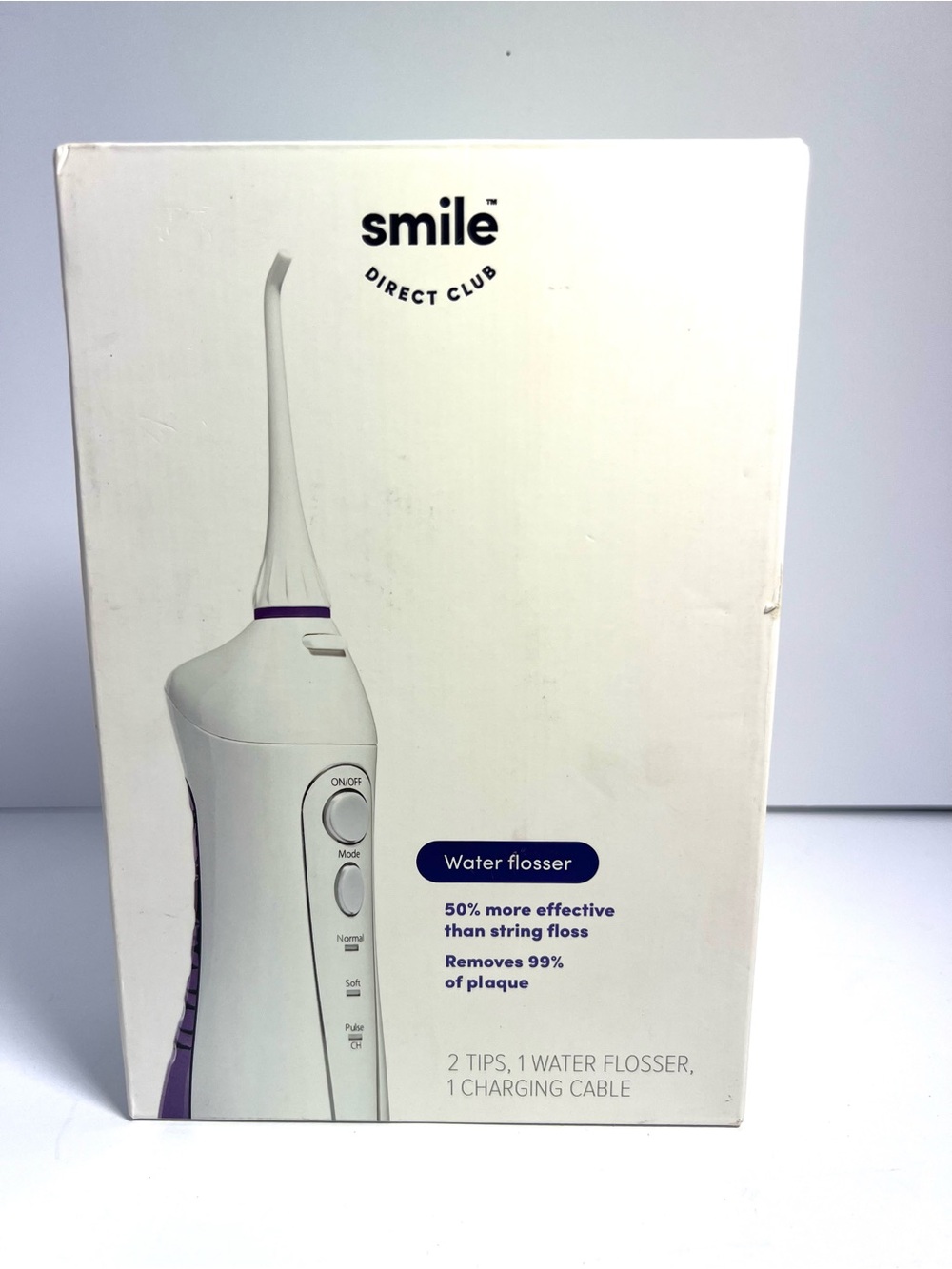 Smile Direct Club Cordless Water Flosser 3 Modes 2 Tips Charger New Sealed